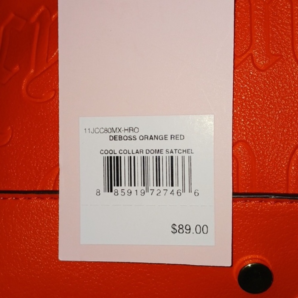 NWT 🍊Juicy Couture Dome Satchel
Crossbody Bright Tangerine 🧡 - Picture 12 of 13